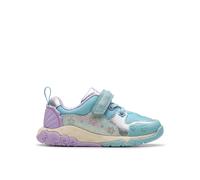 Clarks Tidal Shell Toddler Light Blue Combination Trainers, Riptape | Size: 5-Standard Fit Clarks Blue 5-Standard Fit