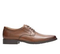 Mens Clarks Leather Lace Up Ortholite Formal Shoes : Tilden Plain