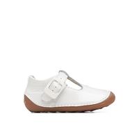 Clarks Tiny Beat T Girls Prewalkers 2.5 White Patent