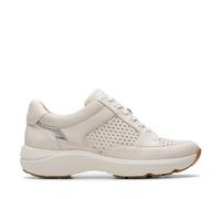 Clarks Women's Tivoli Walk Sneaker, Off White Combi, 6 UK