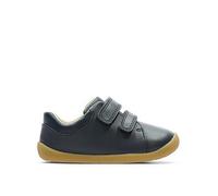 Clarks Boy's Roamer Craft T Sneaker, Navy Leather, 2 UK Child Wide