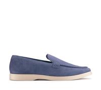 Clarks for man. 26180891 Torford Easy lilac leather moccasins (46), Flat, Suede, None, Casual, Purple