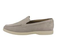 Clarks for man. 26180892 Torford Easy grey leather loafers (45), Flat, Suede, None, Casual