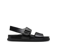 Clarks Men's Torford Strap Black Leather Flat Sandals | Size: 10-Standard Fit Clarks Black 10-Standard Fit