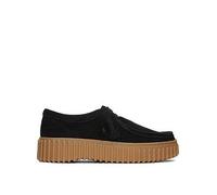 Clarks Torhill Bee Suede Platform Casual Shoes, Black, Size 4, Women Black