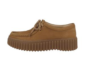 Clarks Torhill Bee Womens Light Tan Nubuck, 3.5
