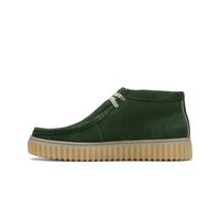 Clarks Torhill HI 26178268 Mens Green Suede Lace Up Chukkas Boots