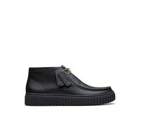 Clarks Torhill Hi Chukka Boots- Black, Black, Size 7, Men Black