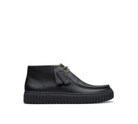 Clarks Torhill Hi Leather Chukka Boots, Black, Size 7, Men Black