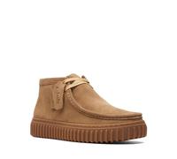 Clarks Torhill Hi Mens Dark Sand Suede, 9.5