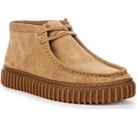 Clarks Torhill Hi Ribbed Outsole Soft Adjustable Mens Boot Sand UK 7 - 12