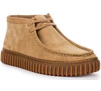 Clarks Torhill Hi Ribbed Outsole Soft Lace Mens Boot Sand UK 7 - 12
