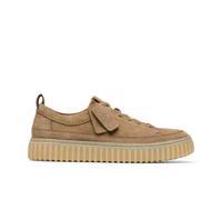 Clarks Torhill Lace Dark Sand Nubuck Torhill,lace Up In Beige Beige 7.5-Standard Fit