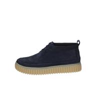 Clarks Torhill LaceHi Men's Trainers in Blue Suede, blue, 6.5 UK