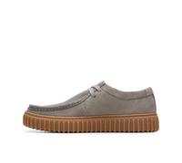 Clarks Torhill LO 26180121 Mens Gray Suede Oxfords & Lace Ups Casual Shoes