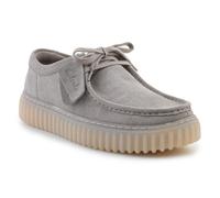 Clarks Torhill Lo 26182810 Light Gray Suede
