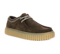 Clarks Torhill Lo Ribbed Outsole Soft Suede Mens Formal Shoe Olive UK 7 - 12