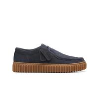 Clarks Mens Torhill Lo Navy Suede Moccasins