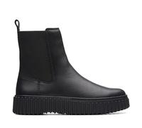 Clarks Torhill Maple Leather Boots In Black Standard Fit Size 8