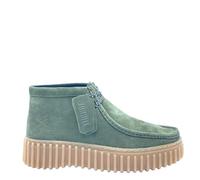 Clarks Torhill Moss Dark Green Nub Boots for Women in Nubuck Green, Dark Green, 5 UK