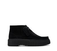 Clarks Torhill Moss Shoe BLACK SUEDE SIZE 3