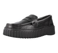 Clarks Torhill Penny Leather Women's Black Shoes UK 4
