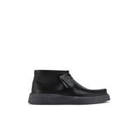 Clarks Torview High Lace Up Big Sole Loafers, Black, 7 UK