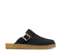 Clarks Trek Mule Suede Shoes in Standard Fit Size 10 Black