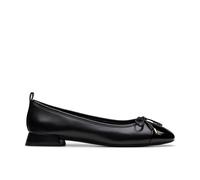 Clarks Womens Ubree 15 Poppy Black Combination Leather Ballet Pumps,Slip