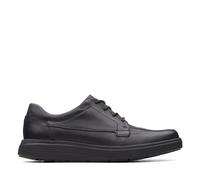 Clarks Un Abode Ease Black leather Mens comfort shoes 3698-48H in a Plain Leather in Size 8