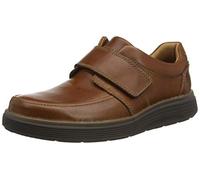 Clarks Un Abode Strap Wide Fit Dark TAN