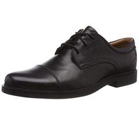 Clarks Un Aldric Lace, Mens Loafers Oxford Flat, Black, 8.5 UK (42.5 EU)
