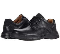 Clarks Un Brawley Pace Black Tumbled Leather 11.5 D (M)