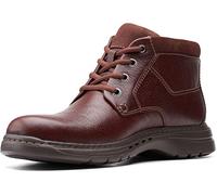 Clarks Un Brawley Pace Mahogany Tumbled Leather 8 EE - Wide