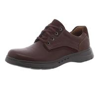 Clarks Un Brawley Pace Mahogany Tumbled Leather 9 4E - Extra Wide
