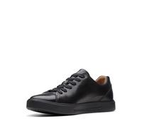 Clarks Mens Un Costa Lace Black Trainers Leather Sports