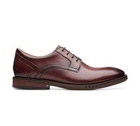 Clarks Un Hugh Lace Leather Shoes in Brown Standard Fit Size 9.5