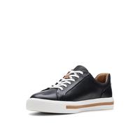 Clarks Womens Un Maui Lace Black Leather Trainers Leather Sports