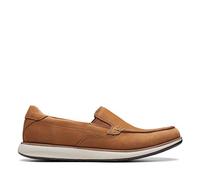 Clarks Un Pilot Step Leather Shoes in Tan Standard Fit Size 9