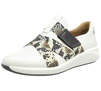 Clarks Un Rio Strap, Women’s Low-Top Sneakers, Off White Lthr Snake Combi, 4 UK (37 EU)
