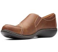 Clarks Unisex Ashland Lane Q Loafer, Dark Tan, 7 UK