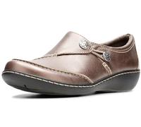 Clarks Unisex Ashland Lane Q Slip-On Loafer, Pewter, 6 UK