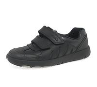 Clarks Rex Stride K Black leather Kids Boys Shoes 6269-87G in a Plain Leather in Size 13.5