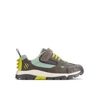 Clarks Unisex Kids Steggy2 Park Sneaker, Grey Green, 10.5 UK