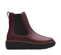 Clarks Unisex OriannaW Up Sneaker, Burgundy L, 0 US Women