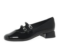 Clarks Unisex's Daiss30 Shine Oxford, Black Pat, 4 UK