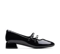 Clarks Women's DAISS30 Shine Womens Court Shoes - Black - Size: 6.5