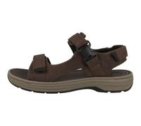 CLARKS Unisex's Saltway Edge Shoes, Dark Brown Lea, 8 UK