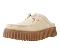 Clarks Unisex's Torhill Mule Oxford Boot, Ecru Suede, 6.5 UK