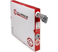 Clarks Universal Galvanised Brake Wire - Pack of 100 Steel Inner Brake Wire Kit and All Fittings for MTB, Hybrid & Road Bikes